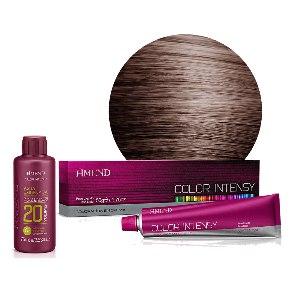 kit color intensy 5.0 castanho claro + OX 20